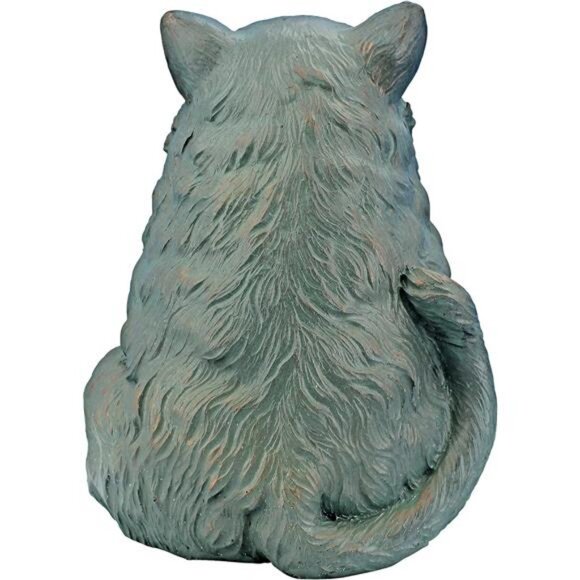Sitting Phat Cat Statue, Multicolored - Picture 5 of 7